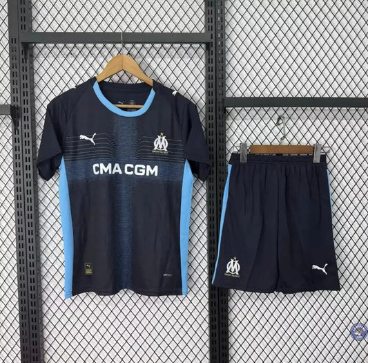 Kits Enfants OM 2025/26 Extérieur