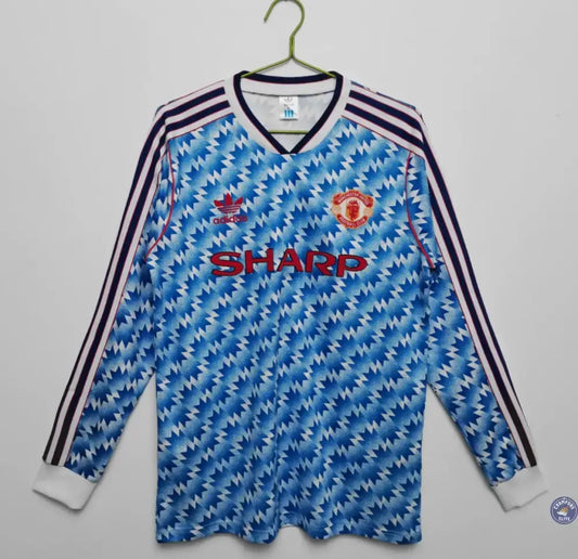 Manchester United 1991/92 Extérieur à manches longues