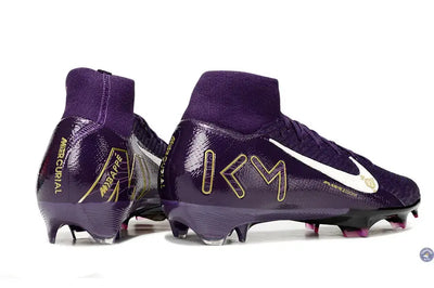 MERCURIAL SUPERFLY 10 ELITE FG MBAPPÉ PERSONAL EDITION - VIOLET/BLANC