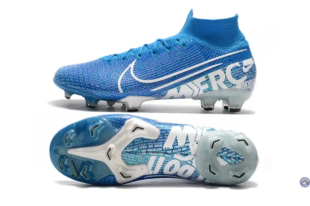 Mercurial Superfly 7 Elite FG New Lights - Bleu/Blanc