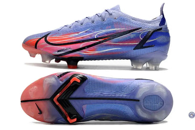 MERCURIAL VAPOR 14 ELITE FG KM FLAMES - VIOLET/ARGENTÉ