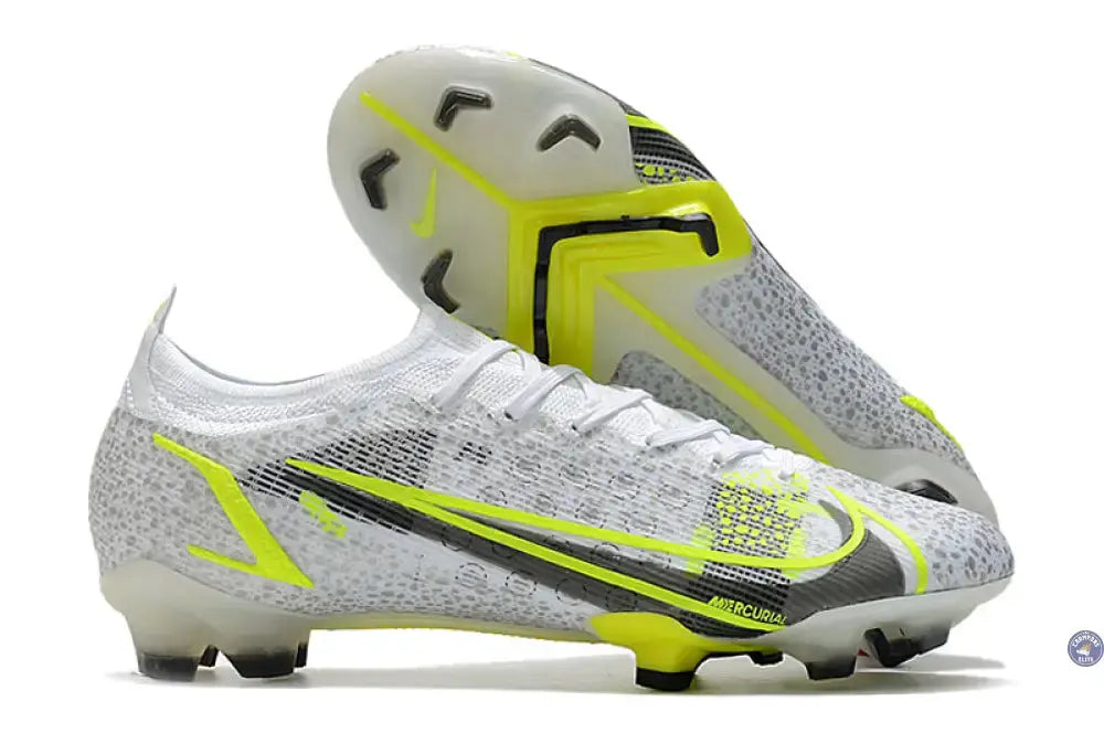 Mercurial Vapor 14 Elite FG 'White Volt' - Blanc/Gris/Jaune Fluo