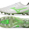 Morelia Neo 4 Beta Elite FG/AG Frontier - Blanc/Vert Néon/Cool Gray