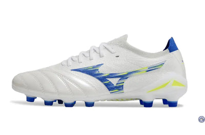 Morelia Neo 4 Elite FG/AG - Blanc/Bleu/Jaune