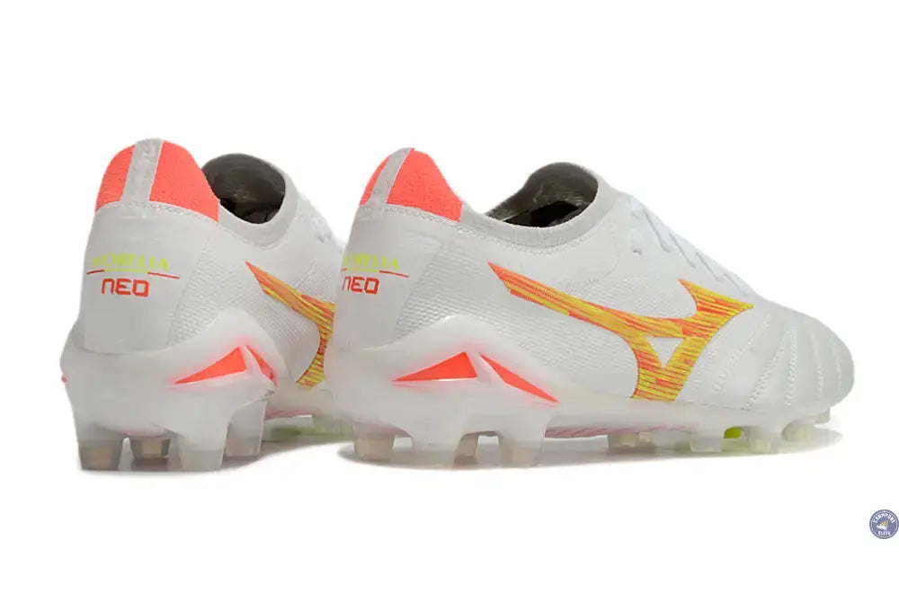Morelia Neo 4 Elite FG/AG - Blanc/Rouge/Jaune