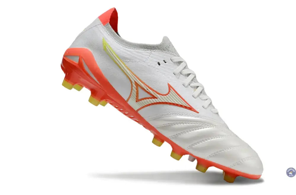 Morelia Neo 4 Elite FG/AG - Blanche/Orange/Jaune