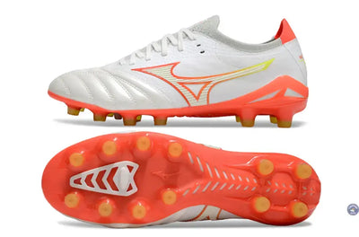 Morelia Neo 4 Elite FG/AG - Blanche/Orange/Jaune