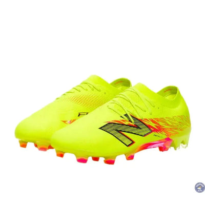New Balance FURON ELITE V8 FG - Jaune Hi-Lite/Rouge Energie