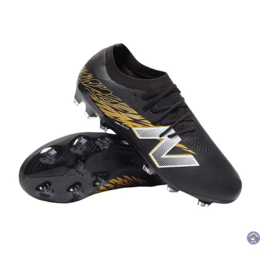 New Balance FURON ELITE V8 FG - Noir/Or Métallique/Blanc