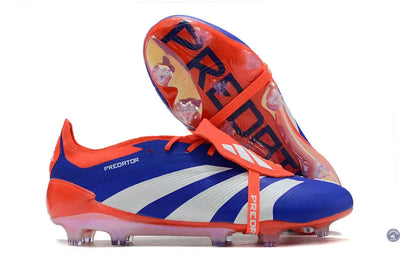 Predator 24 Elite Fold-over Tongue FG Advancement - Bleu/Blanc/Rouge