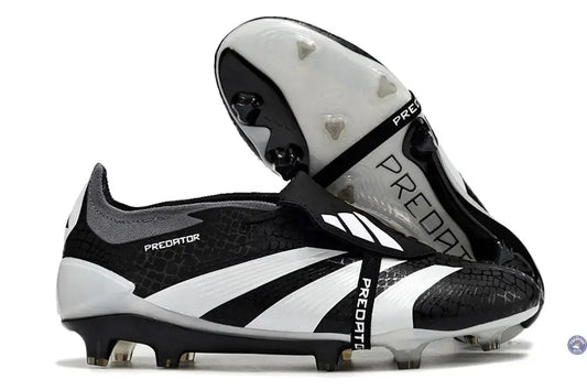 Predator 24 Elite Fold-over Tongue FG Noir/Blanc