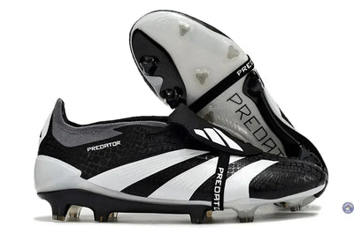 Predator 24 Elite Fold-over Tongue FG Noir/Blanc