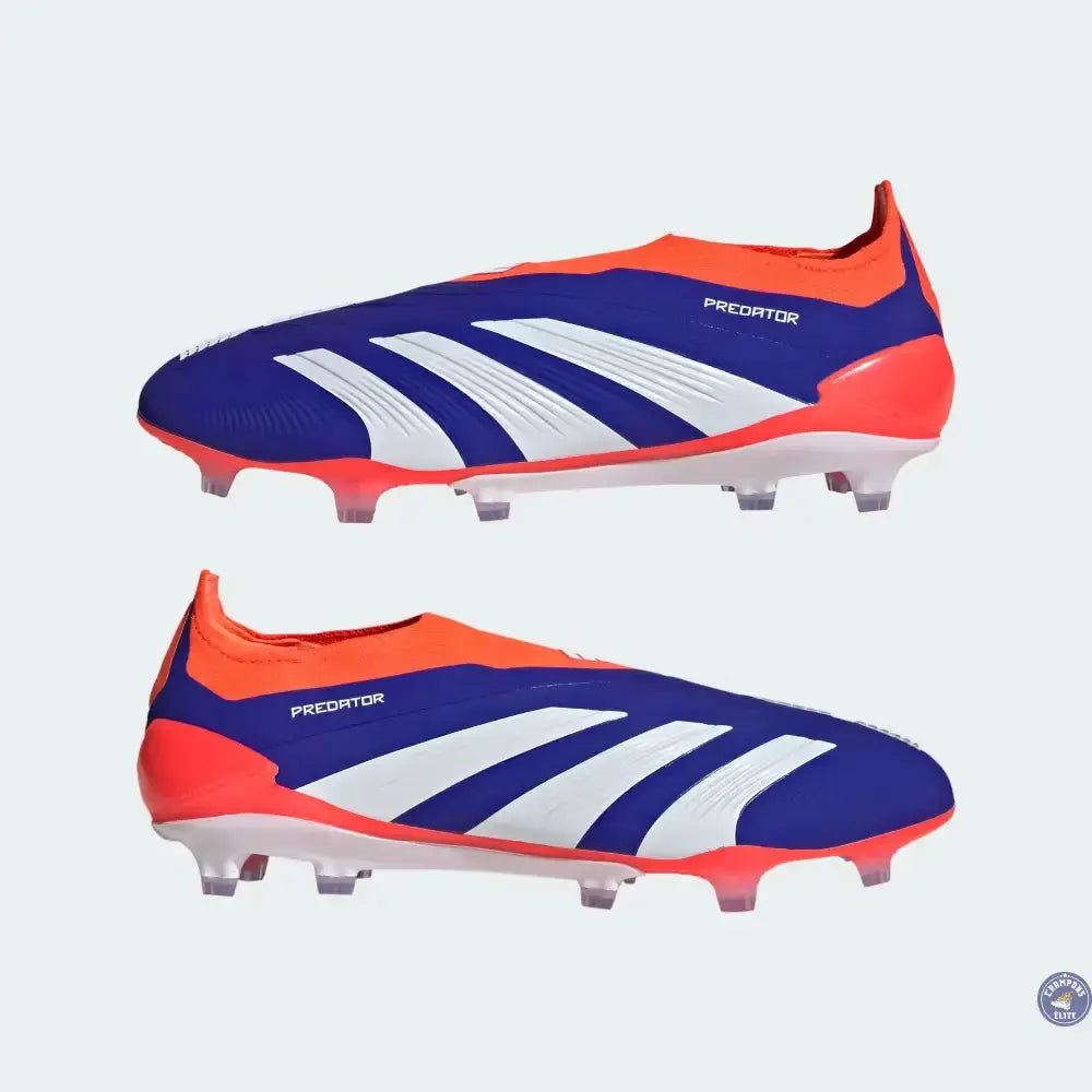 Predator 24 Elite Laceless FG Predstrike  - Advancement - Bleu/Blanc/Rouge