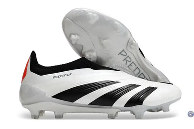 Predator 24 Elite Laceless FG Predstrike - Champagne/Noir/Rouge