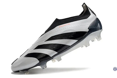 Predator 24 Elite Laceless FG Predstrike  - Gris/Noir