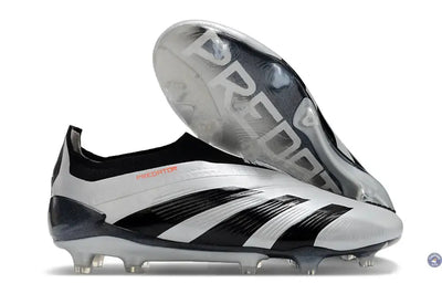 Predator 24 Elite Laceless FG Predstrike  - Gris/Noir