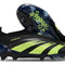 Predator 24 Elite Laceless FG Predstrike  - Merky FC Noir/Vert Fluo