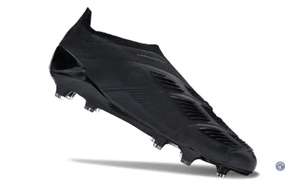 Predator 24 Elite Laceless FG Predstrike  - Noir/Argent