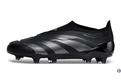 Predator 24 Elite Laceless FG Predstrike  - Noir/Argent