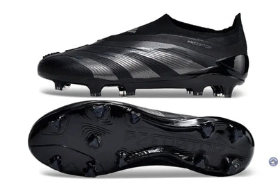 Predator 24 Elite Laceless FG Predstrike  - Noir/Argent