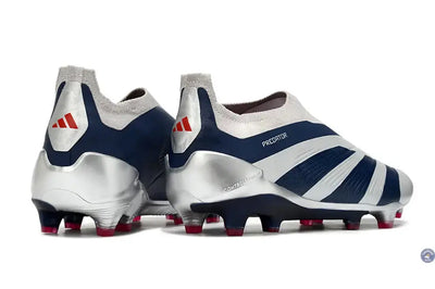 Predator 24 Elite Laceless FG Predstrike  - 'Roteiro Pack' - Gris/Bleu/Rouge