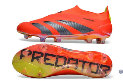 Predator 24 Elite Laceless FG Predstrike - Rouge/Noir/Jaune ÉDITION LIMITÉE