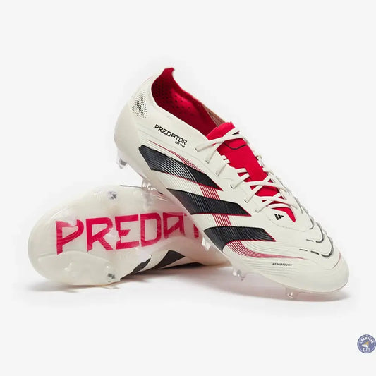 Predator 25.1 Elite FG Champagne - Blanc/Noir/Pure Ruby