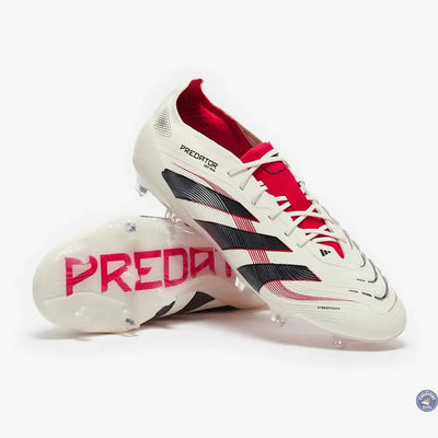 Predator 25.1 Elite FG Champagne - Blanc/Noir/Pure Ruby