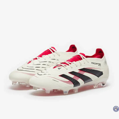 Predator 25.1 Elite FG Champagne - Blanc/Noir/Pure Ruby