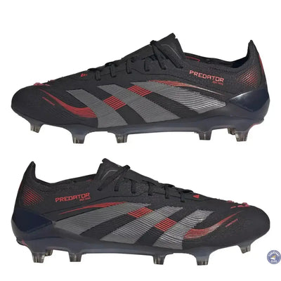 Predator 25.1 Elite FG Stealth Victory - Noir/Gris/Lucid Red