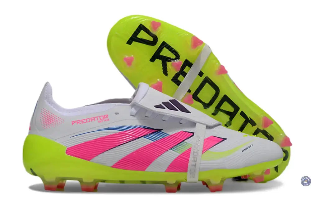 Predator 25 Celestial Victory Elite Fold-over Tongue FG Blanc/Jaune/Rose