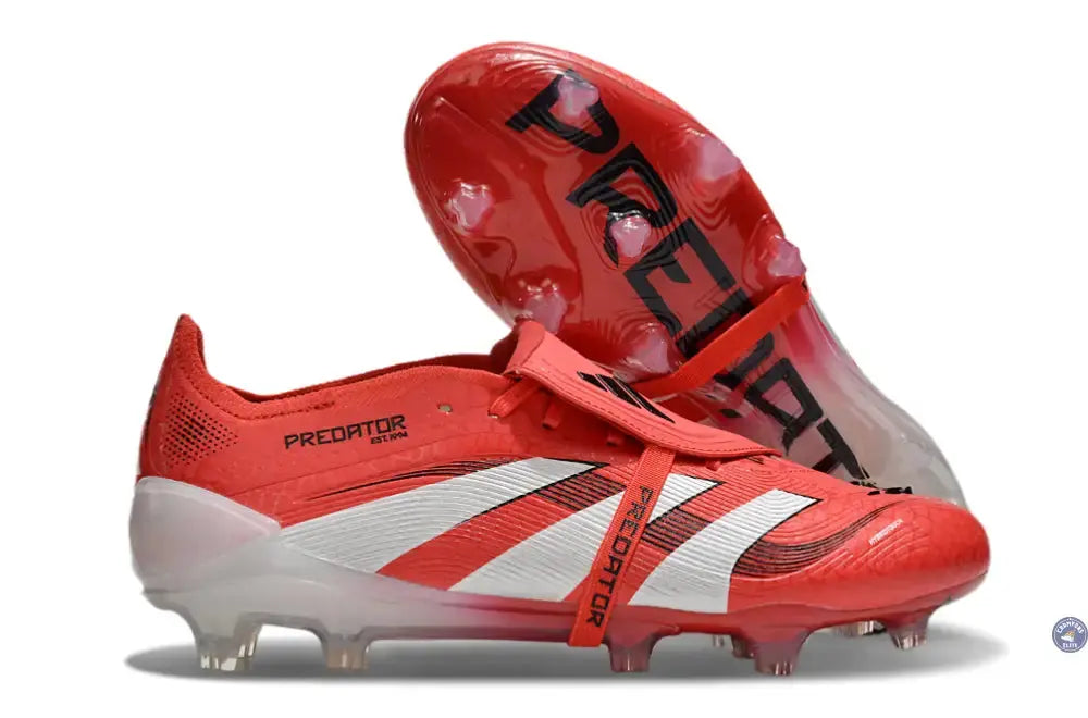Predator 25 Elite Fold-over Tongue FG Pure Victory - Lucid Red/Blanc/Noir