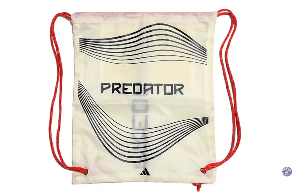 Predator 25 Elite Laceless FG Champagne - Blanc/Noir/Pure Ruby
