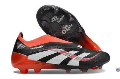 Predator 25 Elite Laceless FG Moments - Noir/Blanc/Rouge ÉDITION LIMITÉE