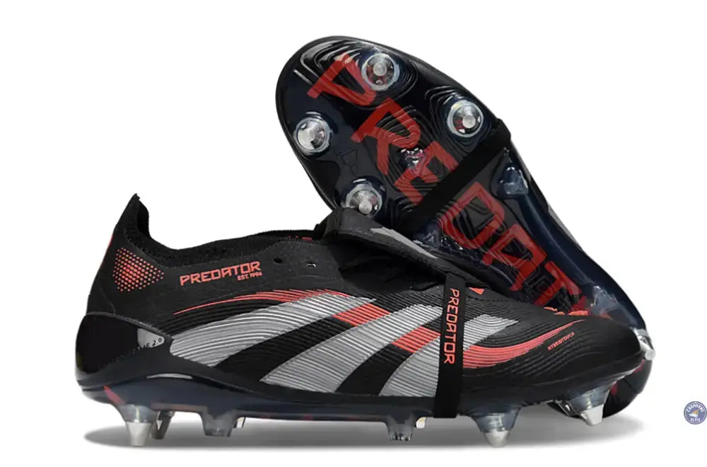 Predator 25 Fold-over Tongue SG - Noir/Blanc/Rouge