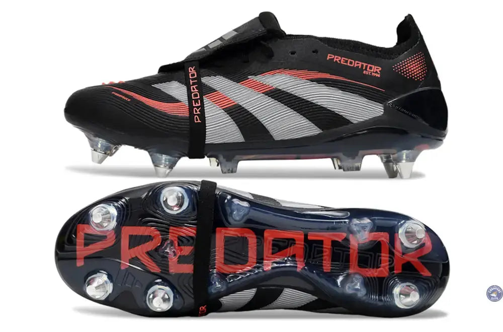 Predator 25 Fold-over Tongue SG - Noir/Blanc/Rouge