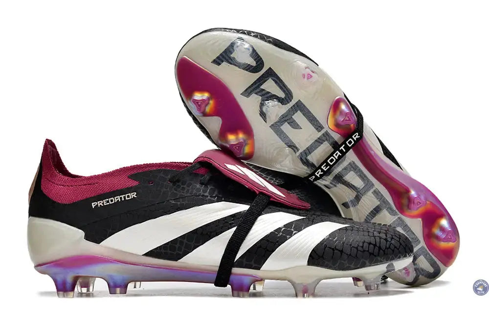 Predator 30 Elite Foldover Tongue FG '30th Anniversary' - Noir/Bordeaux/Blanc