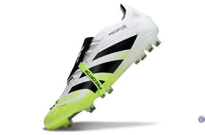 Predator Elite Fold-over Tongue FG Radiant Blaze - Blanc/Noir/Vert