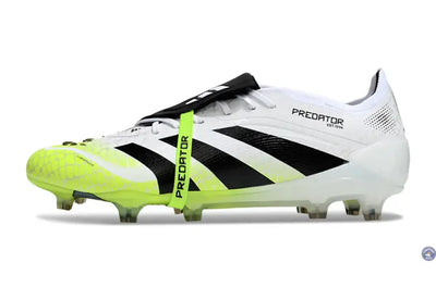 Predator Elite Fold-over Tongue FG Radiant Blaze - Blanc/Noir/Vert