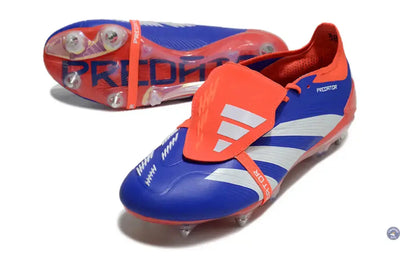 Predator Elite Fold-over Tongue SG Advancement - Bleu/Blanc/Rouge