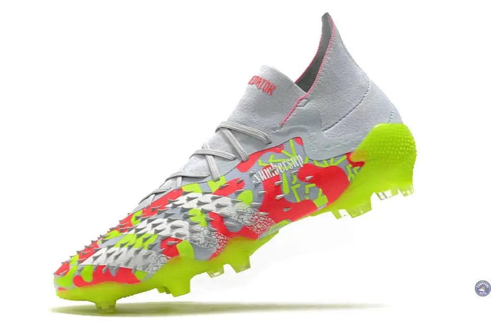 Predator Freak .1 FG - Blanc/Rouge/Jaune Fluo