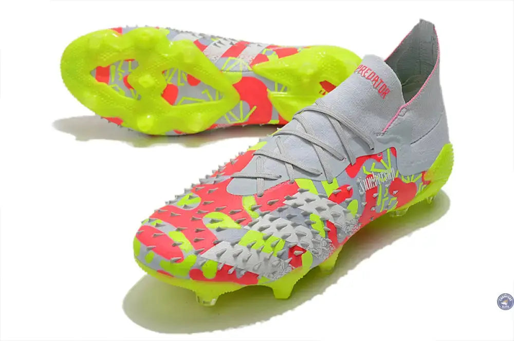 Predator Freak .1 FG - Blanc/Rouge/Jaune Fluo
