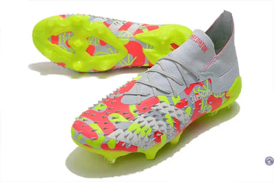 Predator Freak .1 FG - Blanc/Rouge/Jaune Fluo