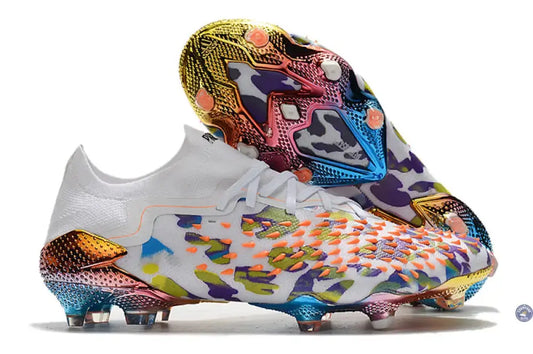 Predator Freak Basse Lacets FG Paul Pogba X Stella McCartney - Blanc/Noir/Orange ÉDITION LIMITÉE