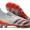 Predator Freak Lacets FG Showpiece - Argenté/Noir/Rouge