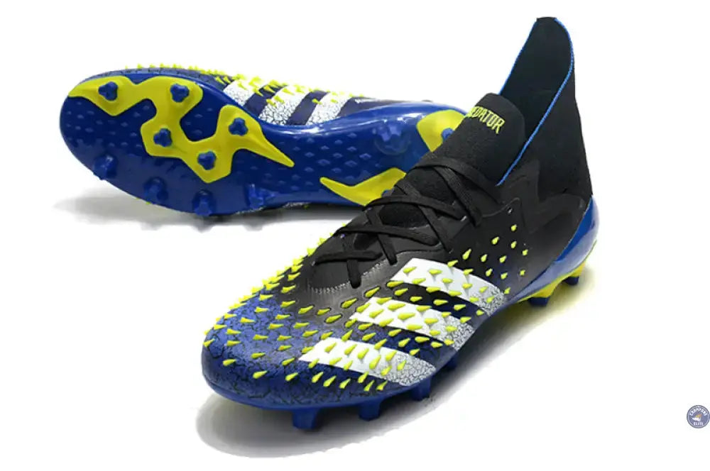 Predator Freak Lacets FG Superlative - Noir/Blanc/Jaune