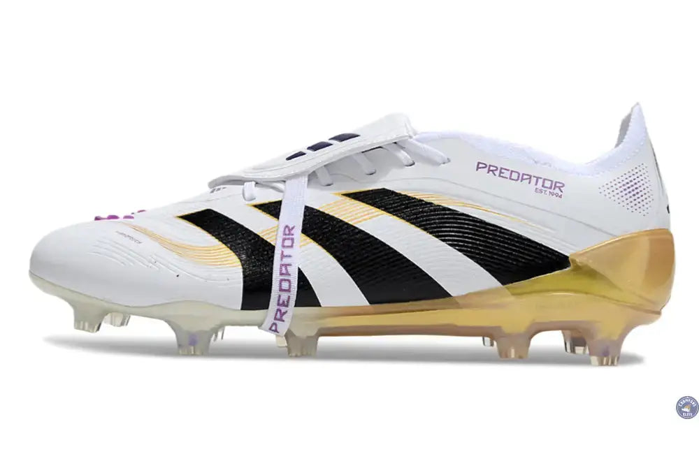 Predator League Fold-over Tongue FG Road to Glory - Blanc/Noir/Doré