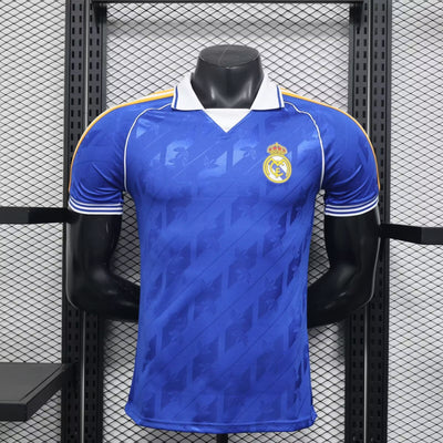 2026-27 Real Madrid Blue Polo Player Version