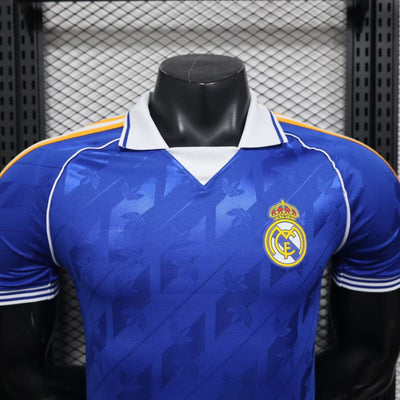 2026-27 Real Madrid Blue Polo Player Version