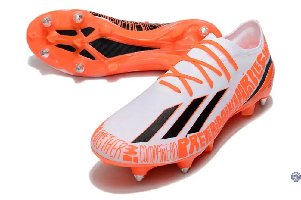 Speedportal Messi .1 SG Balon te Adoro - Blanc/Noir/Rouge
